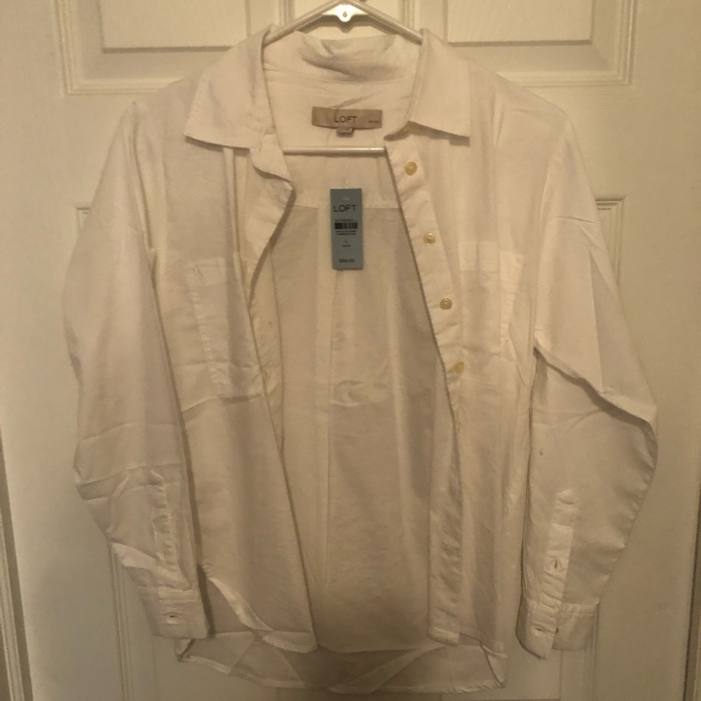 Crisp White Button Down